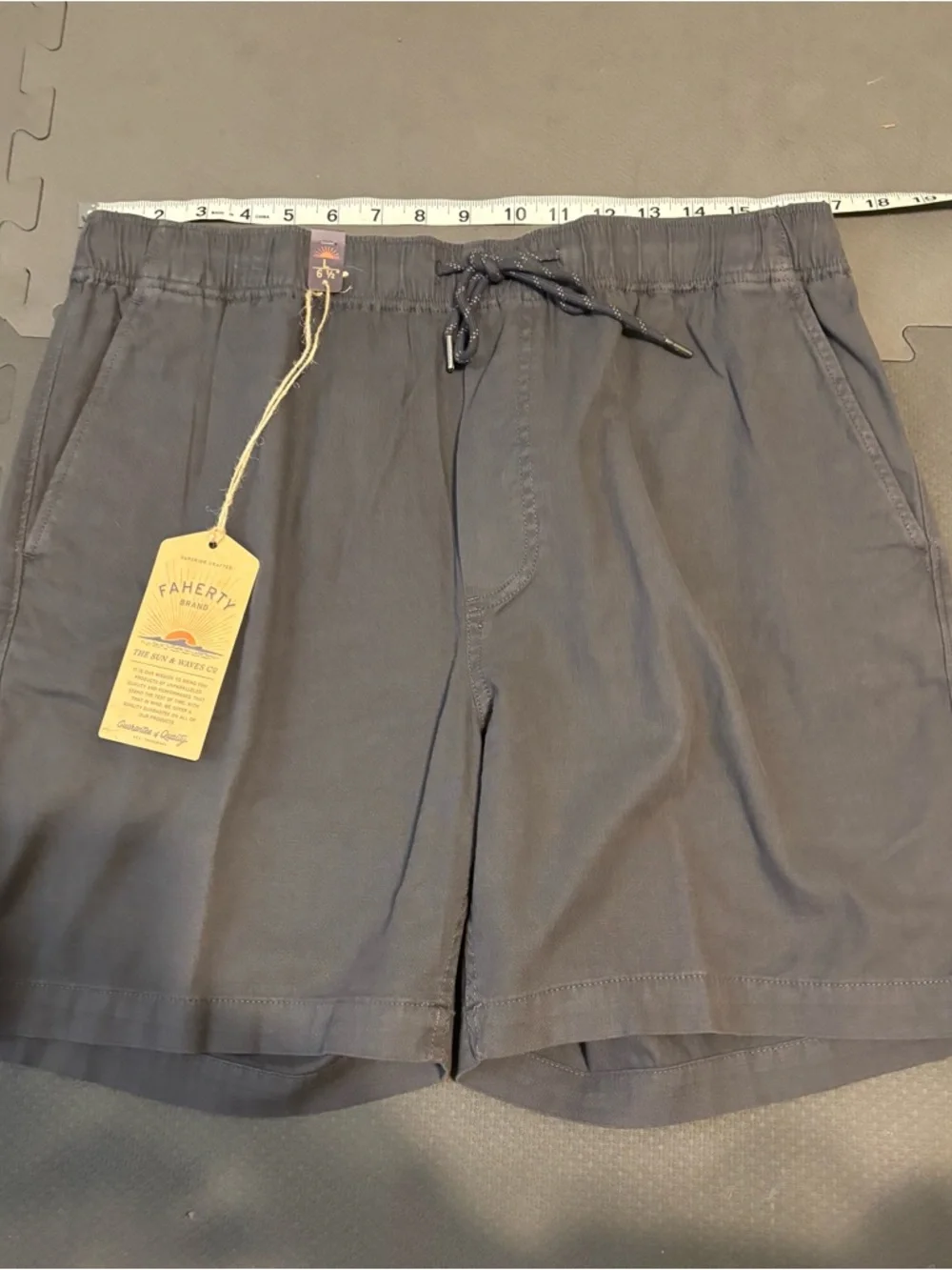 Faherty Men's Essential Drawstring Shorts - 6.5”